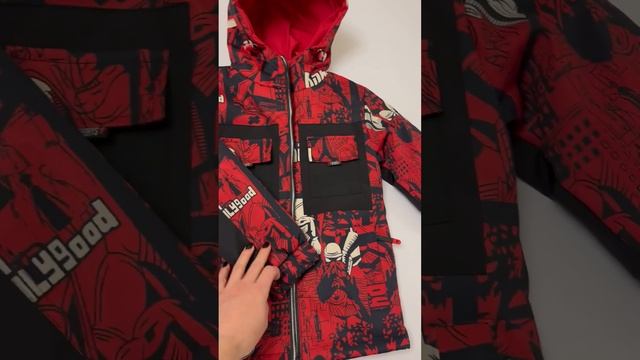 Куртка с принтом Комиксы смотреть онлайн