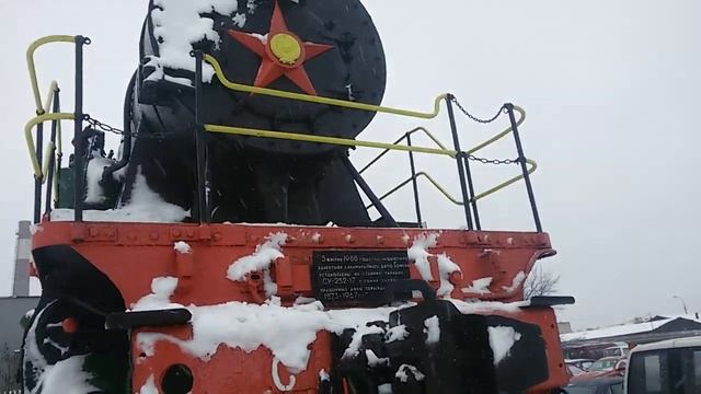 Настоящий снег ☸❄️ И сново паровоз