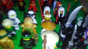 Моя коллекция минифигурок лего ниндзяго.