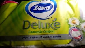 #мояраспаковка Распаковка Туалетная бумага Zewa Deluxe аромат ромашка трехслойная из Rozetka.com.ua