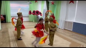 Музыкально-танцевальная композиция Встанем от МОУ СОШ пос. МИС ДО1