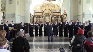"Зеленая Карета" А. Суханов
Обр. для см. хора и ударных А. Драгунского.
Камерный хор "Голос Вам".