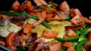 Куриные грудки с овощами