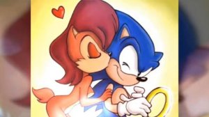 Соник и Салли " Я тебя люблю"