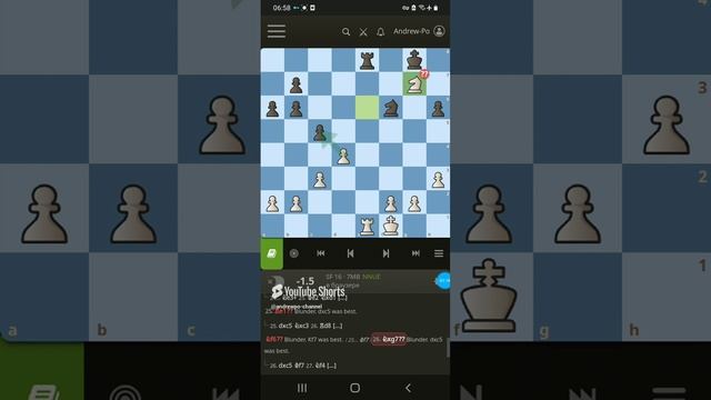 Казалось бы но нет. Анализ. Шахматы на lichess.org #chess #gaming #шахматы #спорт