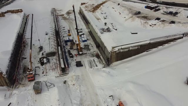 Вознесенский тракт. Этап 2. Пересечение с пр. Победы. 12.02.2022
