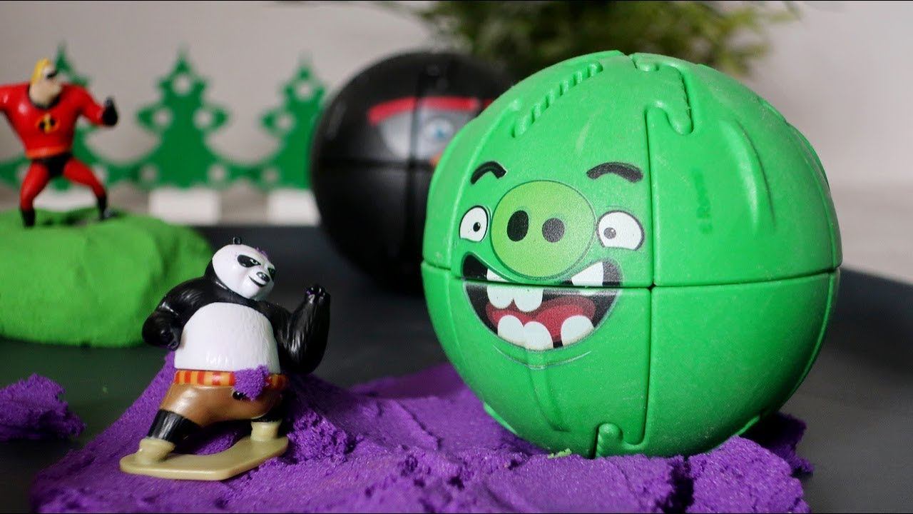 Энгри Бёрдс - Крашики. Видео для детей с игрушками. Angry Birds смотреть онлайн