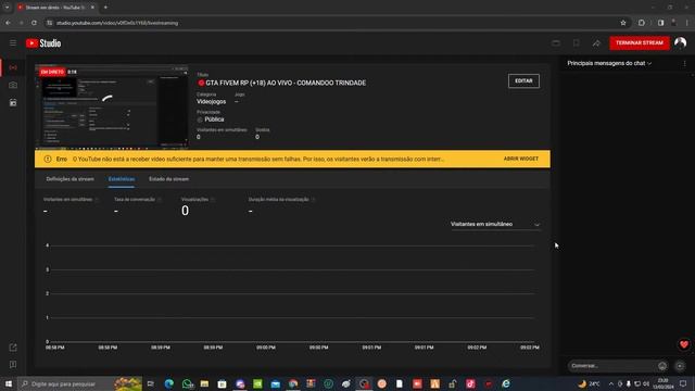 🔴GTA FIVEM RP (+18)  AO  VIVO - COMANDOO TRINDADE