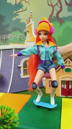 🛹 Спортивная кукла Соня Роуз покоряет скейт-парк! 😎😍 #игрушкидлядевочек #куклы #длядевочек