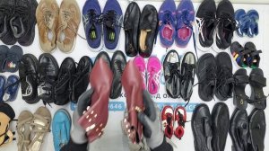 32864 Обувь весна-лето, 9пак, scarpe crema 18/24, секонд (cream/extra) оптом