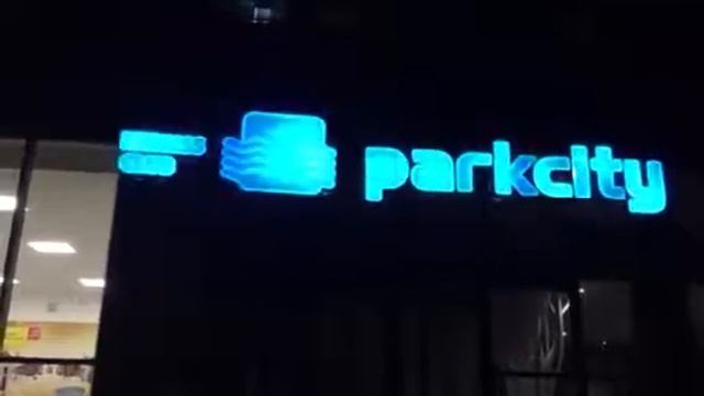Объемная Световая Вывеска для ParkCity