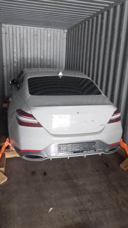 Genesis G70 загружен в контейнер и готов к отправке клиенту Корея Близко. #заказавто #koreablizko