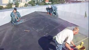 Монтаж мембраны EPDM⧸ТЭПК на крышах сложных конфигураци