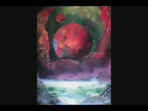 Талант рисует картины баллончиком на улице