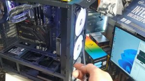 Установка вертикально Arctic Liquid Freezer II 420 в LIAN LI Lancool III. Зачем ARGB удленители?