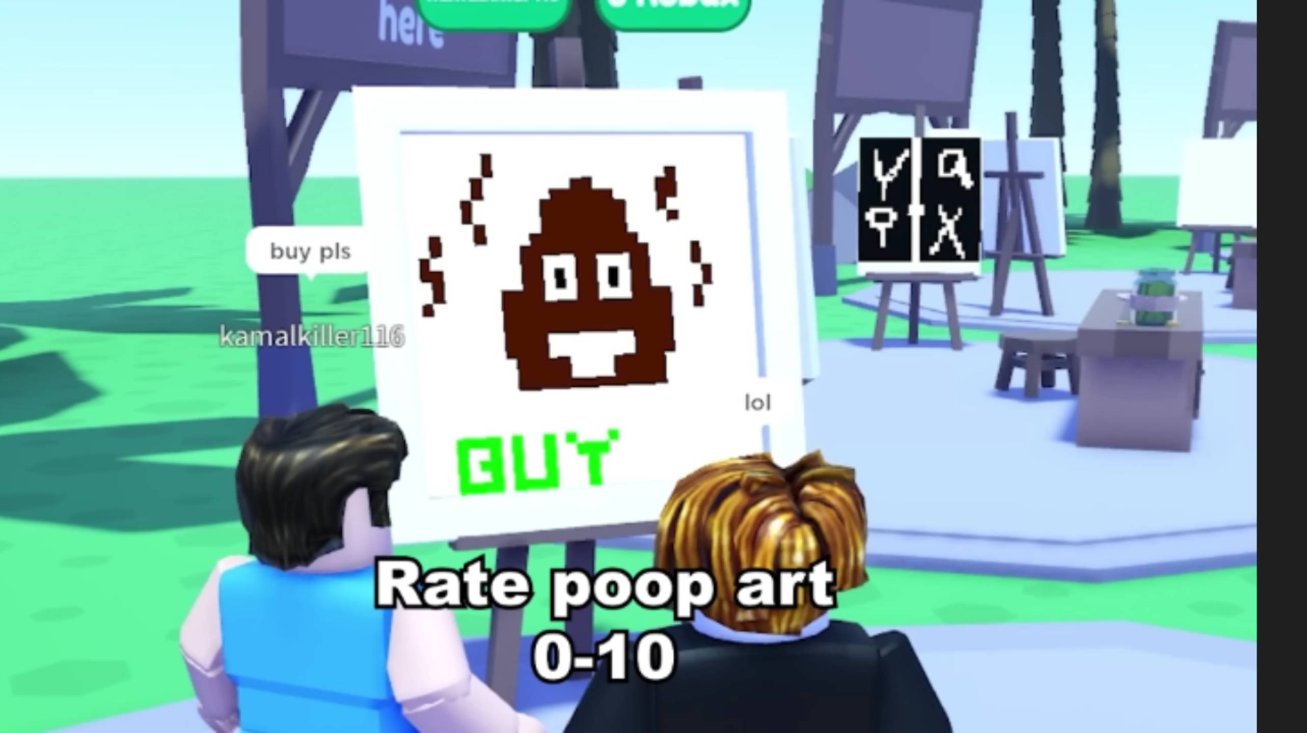 Нарисовал какашку в Роблокс - Roblox | Енис, смешные моменты