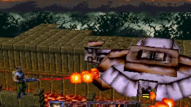 Contra VII. 05. Босс Летательный аппарат