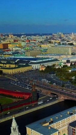 Полёт над Москвой #shorts (1)