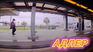 ЭЛЕКТРОПОЕЗД ЛАСТОЧКА ИЗ АДЛЕРА В АЭРОПОРТ СОЧИ.