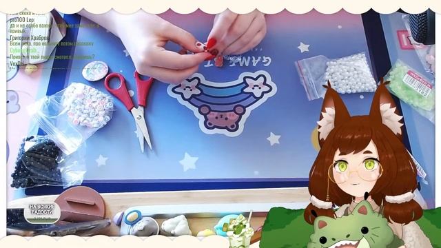 [Comfy Stream] Создаю браслеты и общаюсь с чатом, почти ASMR [VTUBER]