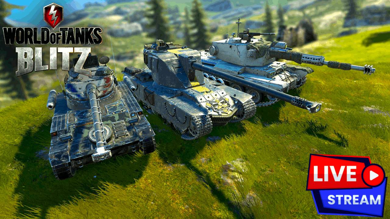 🔥 World Of Tanks Blitz  /  КАТОЧКИ ПЕРЕД СНОМ, В ДОЖДЛИВУЮ ПОГОДКУ !!