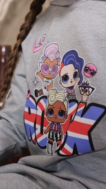 Платье-худи "L.O.L. Surprise!" серое смотреть онлайн