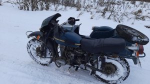 Мотоцикл Урал.Колхозный дрифт под Колхозный Панк.