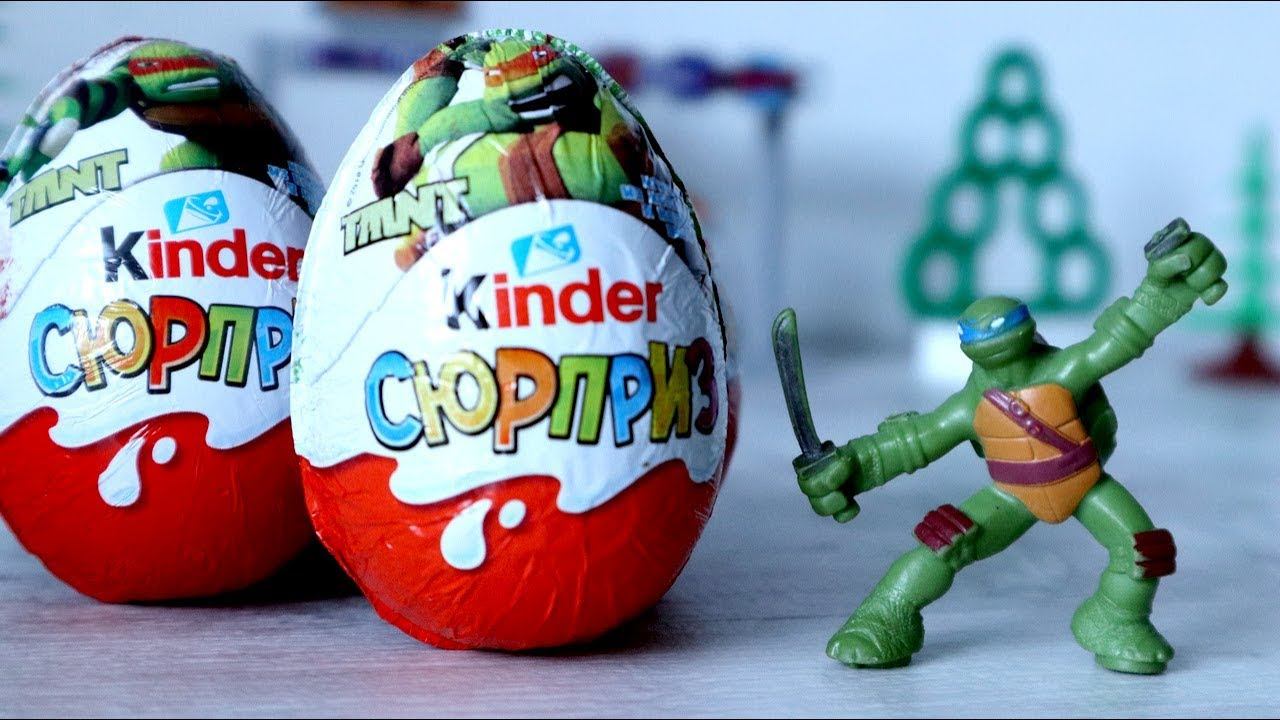 Черепашки Ниндзя. Ищем друзей. Киндер сюрпризы. Видео для детей смотреть онлайн