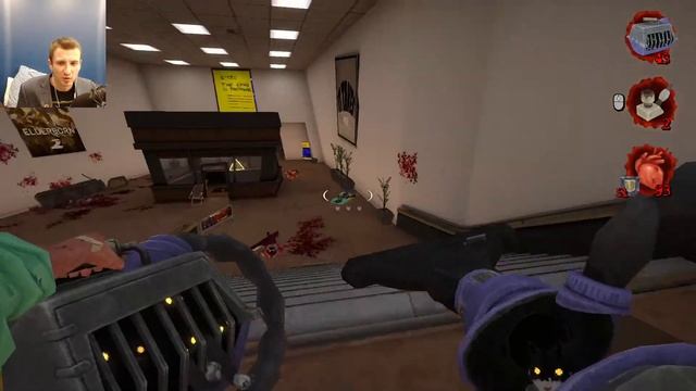 Молодой отец играет в "POSTAL: Brain Damaged"