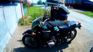 ОтвЁз мотоцикл УРАЛ в металлоприёмку.