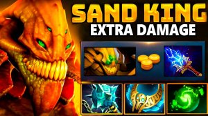 ✅ОБЗОР ИГРЫ НА SAND KING В DOTA 2🔥