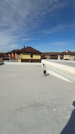 Плоская кровля в 3 уровня в Юсупово
