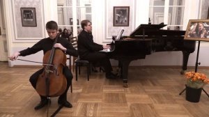 Н. Мясковский – Соната для виолончели и фортепиано №2 ля минор, 1 ч. Исп.: Н. Серов, В. Заболотный