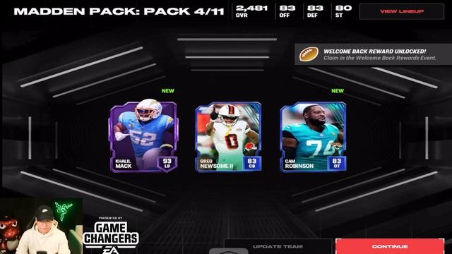 OUR FIRST MADDEN MOBILE 25 PACK OPENING! ICONIC PULL!! FIRST SNAP, MADDEN & ALL PRO BUNDLE OPENING! смотреть онлайн