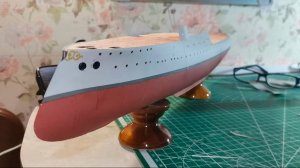 Сборка "SMS Brandenburg" от БМ, 1:200, 1 часть. Автор Алексей Тиличко