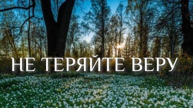 НЕ ТЕРЯЙТЕ ВЕРУ / МОЛИТВА В ЛЕСУ 🙏