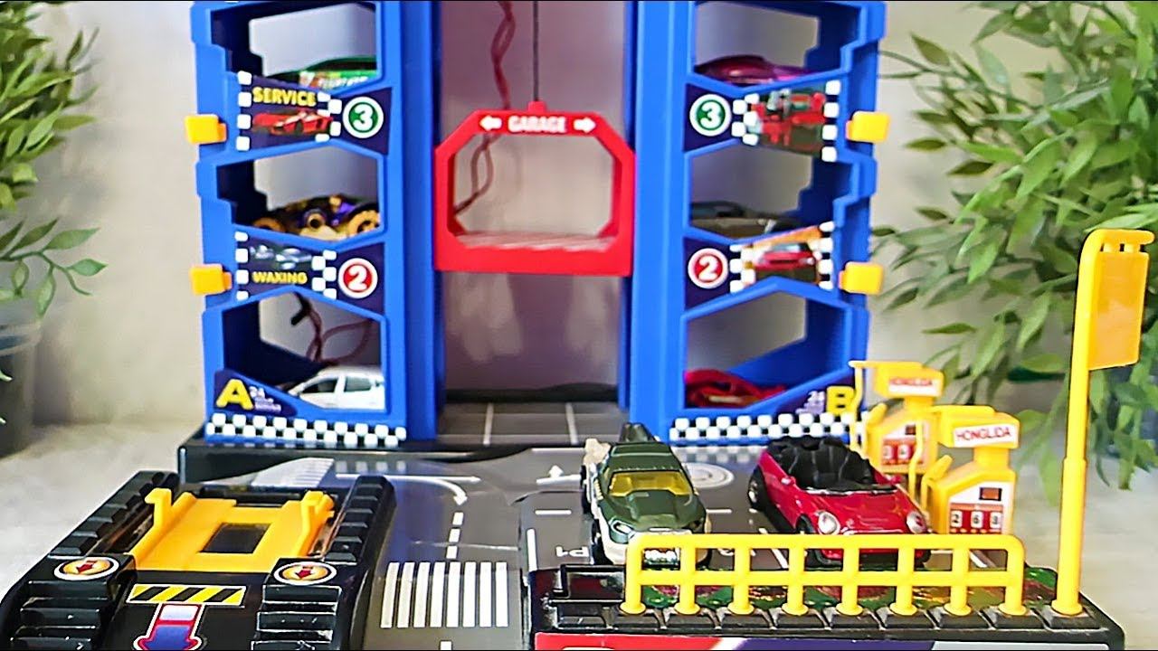 Мультик про машинки. Парковка для игрушечных машинок смотреть онлайн