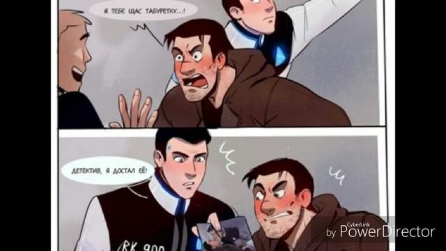 Детройт-стать человеком. Мини-комиксы и мини-клип.3. смотреть онлайн