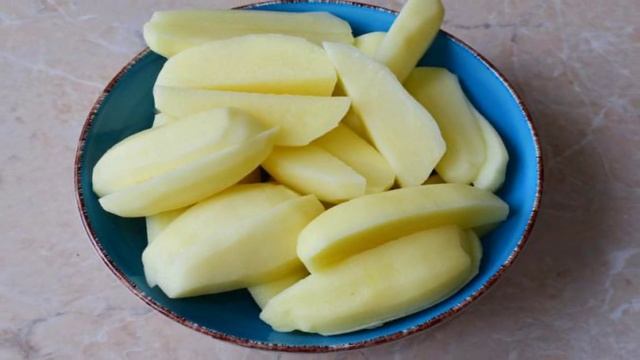 Картофель по-деревенски без духовки