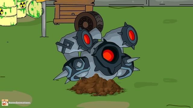 HomeAnimations - Мультики про танки  Новые проблемы ： ПОЛЬСКИЙ ЗАВОД МОНСТР vs ТЕХНО ДЕМОНЫ