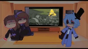 -Реакция Revers Falls на Билла |Gacha Club|