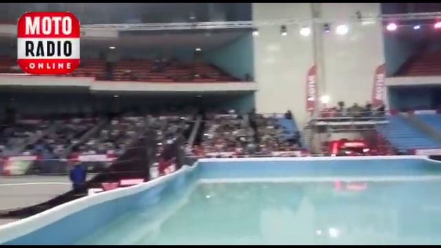 Летающие мотоциклисты на московской выставке Мотовесна - 2018.