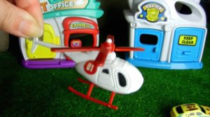 Машинки хулиганы, полицейская машина и вертолет. Видео для детей