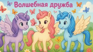🌸 Волшебная дружба ✨ Детская песня