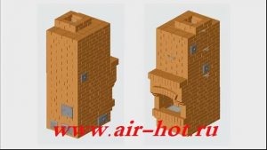 Дачная печь с камином