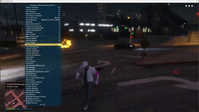 Kiddions Mod Menu GTA 5 | GTA V Modest Menu