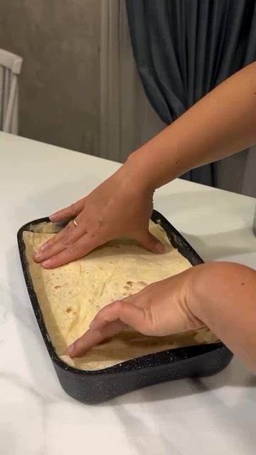 🥮 Творожный пирог с лавашом