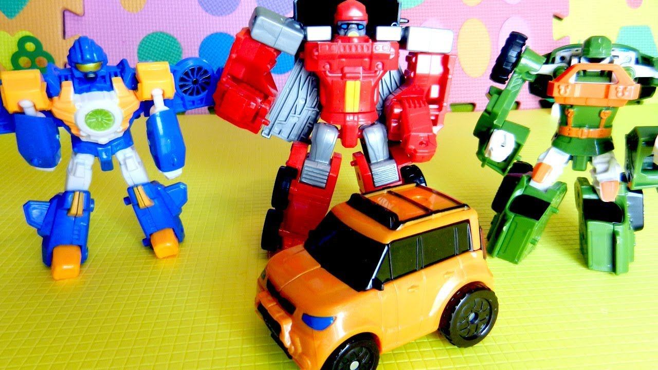 Тоботы - Трансформеры. Соревнование в трансформации. Видео с игрушками смотреть онлайн
