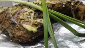 Запеченная куриная ножка со специями