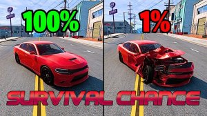 Реалистичные аварии с шансом на выживание #70 😱|BeamNG.Drive| Бименджи Драйв